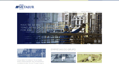 Desktop Screenshot of metalur.com.br