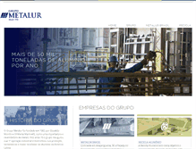 Tablet Screenshot of metalur.com.br